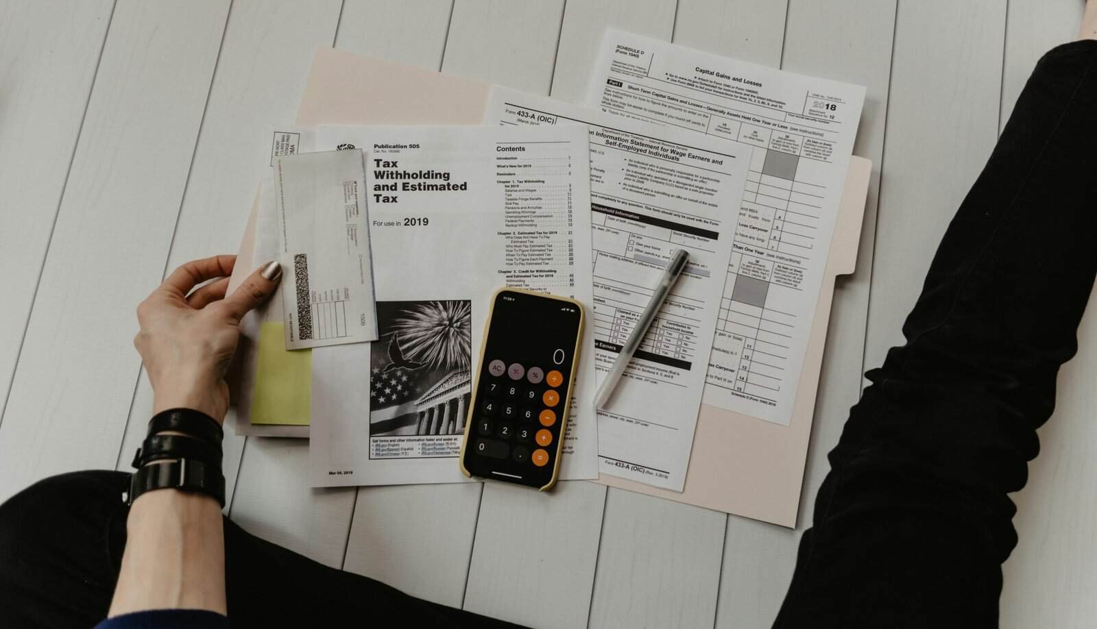 what is a budget - tax and finance paperwork with calculator